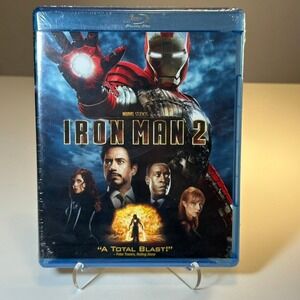 Iron Man 2 Blu Ray Movie Disc Film Robert Downey Jr. Scarlett Johansson Marvel